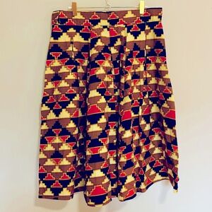 🆕 Francis and Benedict - African Print Geometric Patterned Skirt